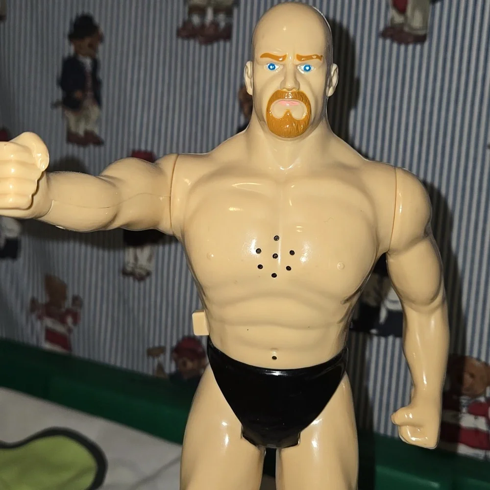 Vintage Stone Cold Steve Austin Wrestling Action Figure Wwf Wwe